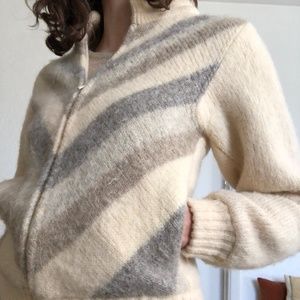 Vintage Wool Sweater / Coat